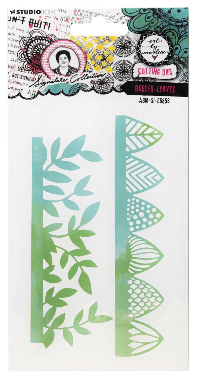 ABM Stanzformen Border-Blätter Signature Collection Nr. 853
