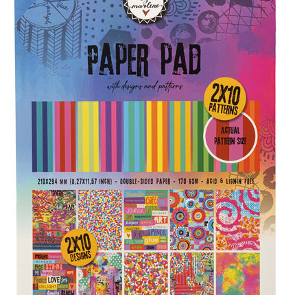 ABM Design Papierblock Designs und Muster Essentials Kollektion Nr. 211