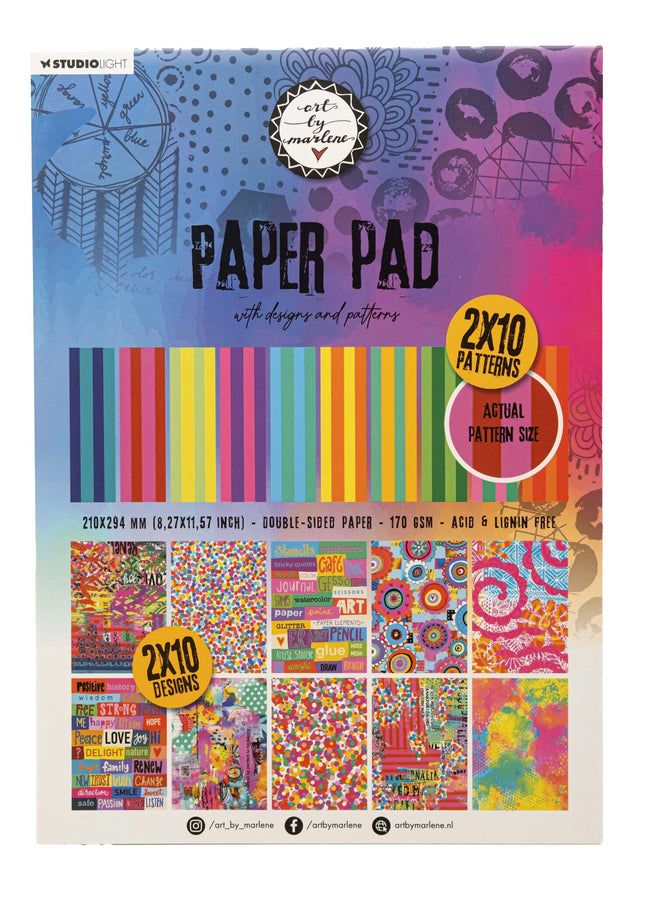 ABM Design Papierblock Designs und Muster Essentials Kollektion Nr. 211