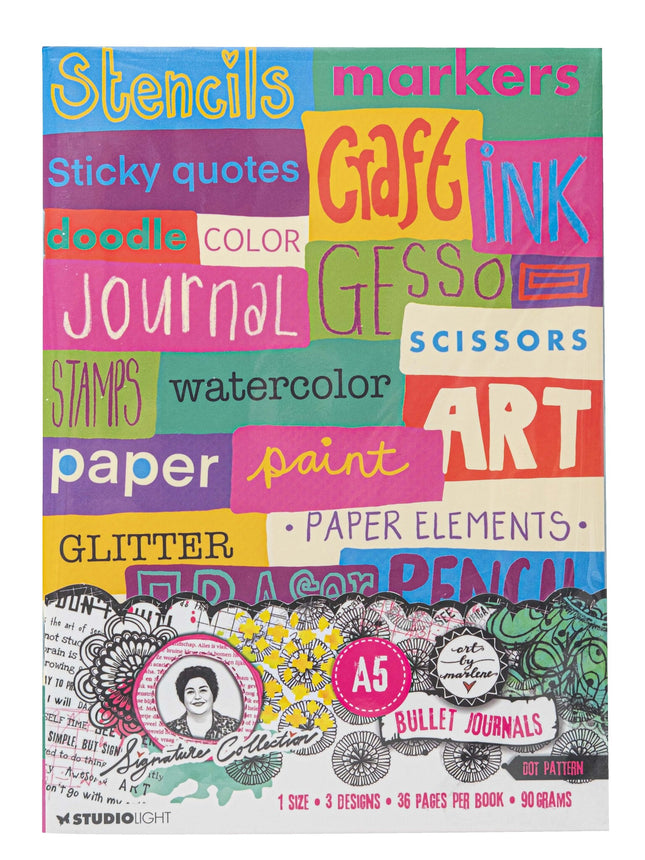 ABM Bullet Journals 3er-Pack Signature Kollektion Nr. 04