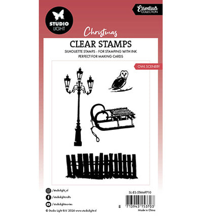 SL Klarsichtstempel Eule Szenerie Essentials Nr. 710