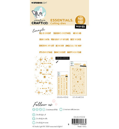 CCL Heißfolien-Stanzform Wordz Essentials Nr. 12