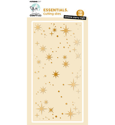 CCL Heißfolien-Stanzform Slimline Sternennacht Essentials Nr. 13
