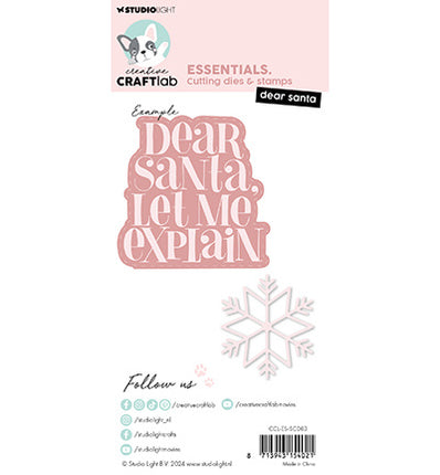 CCL Stempel & Stanzform Lieber Weihnachtsmann Essentials Nr. 83