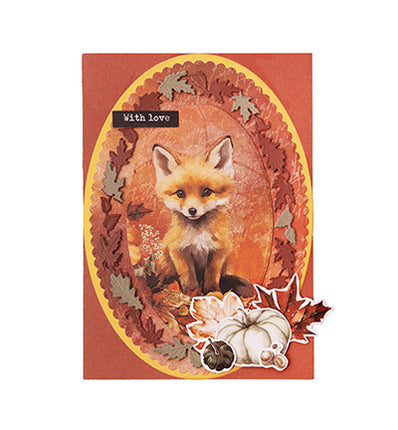 SL Stanzformen Ovaler Blätterkranz Everlasting Autumn Nr. 880