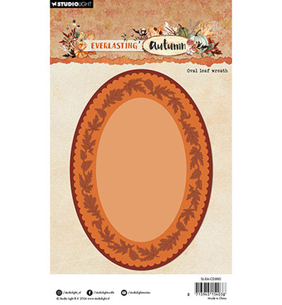 SL Stanzformen Ovaler Blätterkranz Everlasting Autumn Nr. 880