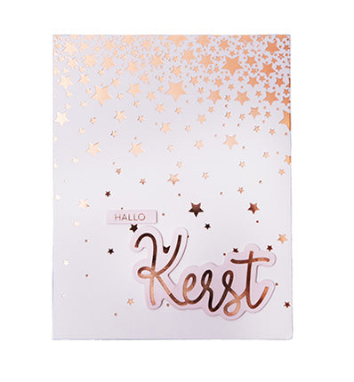 SL Folienkarten Roségold Muster Essentials Nr. 223