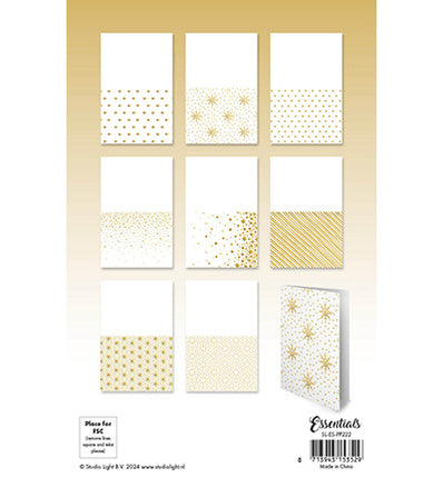 SL Folienkarten Goldene Muster Essentials Nr. 222