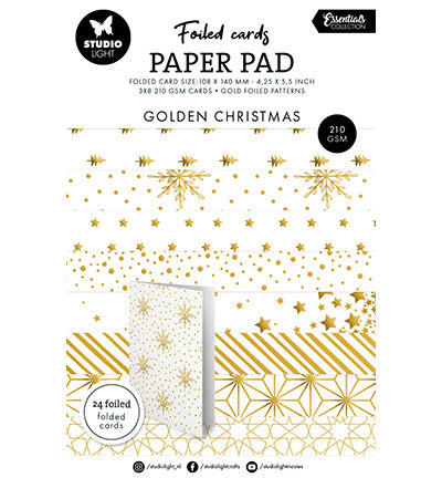 SL Folienkarten Goldene Muster Essentials Nr. 222