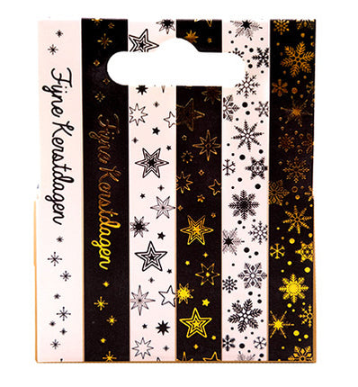 SL Washi Tape Schwarz/Weiß - NL - Gold Essentials Nr. 25