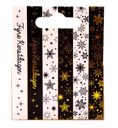 SL Washi Tape Schwarz/Weiß - NL - Gold Essentials Nr. 25