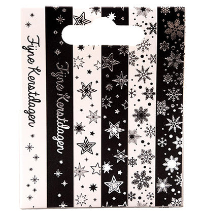 SL Washi Tape Schwarz/Weiß - NL - Silber Essentials Nr. 26