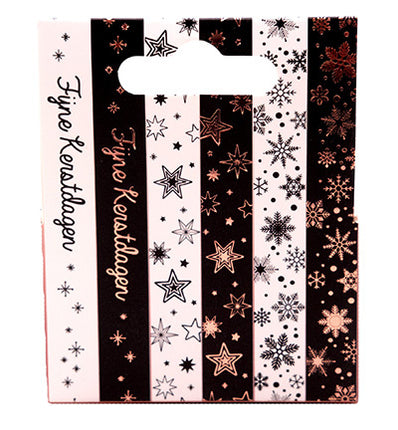 SL Washi Tape Schwarz/Weiß - NL - Roségold Essentials Nr. 27