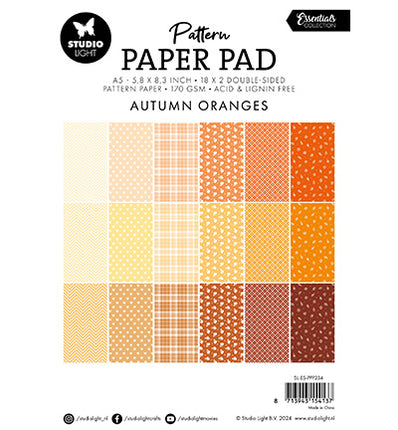 SL Musterpapierpad Orangetöne Essentials Nr. 234