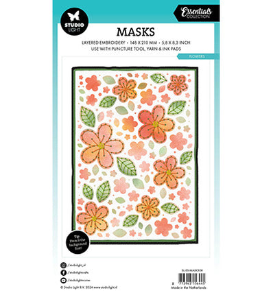 SL Schablone Blumen Essentials Nr.308