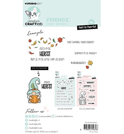 CCL Klarsichtstempel Het is Herfst Friendz Nr.727