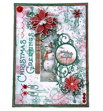 JMA Schablone Schneerand Festive Nostalgia Nr.303