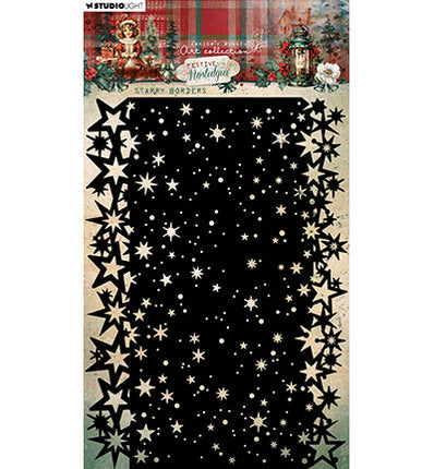 JMA Schablone Sternenränder Festive Nostalgia Nr.302
