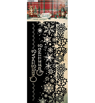 JMA Schablone Schneerand Festive Nostalgia Nr.303