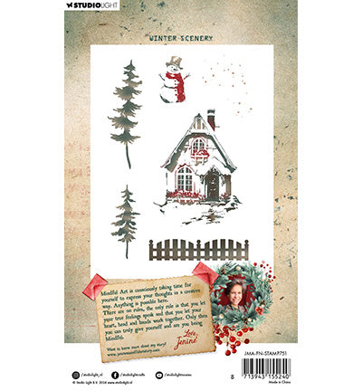 JMA Klarsichtstempel Winterlandschaft Festive Nostalgia Nr.751