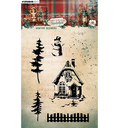JMA Klarsichtstempel Winterlandschaft Festive Nostalgia Nr.751