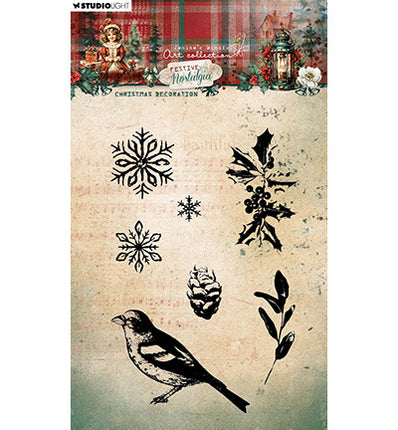 JMA Klarsichtstempel Weihnachtsdekoration Festive Nostalgia Nr.752