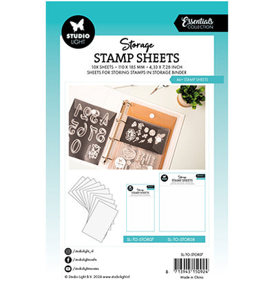 SL Aufbewahrungs-Stempelblatt A6+ Blatt Essentials Nr. 07