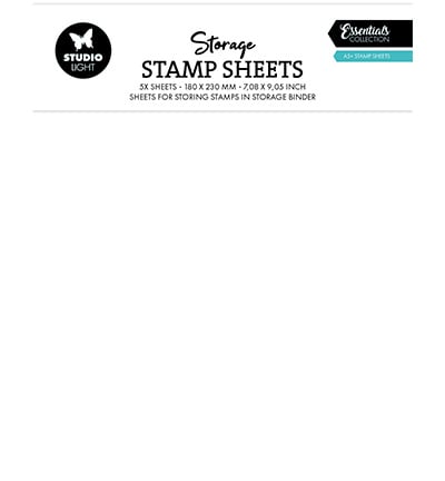 SL Aufbewahrungs-Stempelblatt A5+ Blatt Essentials Nr. 08