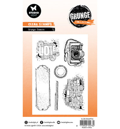 SL Klarsichtstempel Grunge Kameras Grunge Kollektion Nr.736