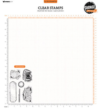 SL Klarsichtstempel Grunge Kameras Grunge Kollektion Nr.736