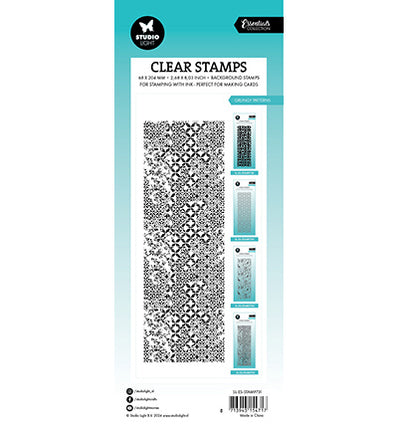 SL Klarsichtstempel Grungy Muster Essentials Nr.731