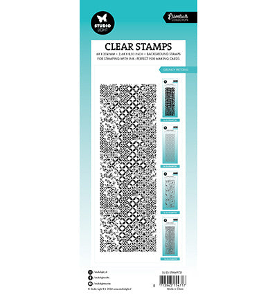 SL Klarsichtstempel Grungy Muster Essentials Nr.731