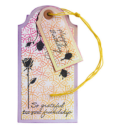 SL Klarsichtstempel Blumenmuster Essentials Nr.729
