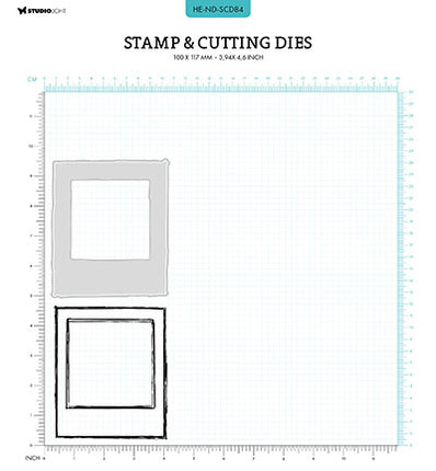 HE Stempel & Stanzform Polaroidrahmen Nature's Dream 2 Nr.84