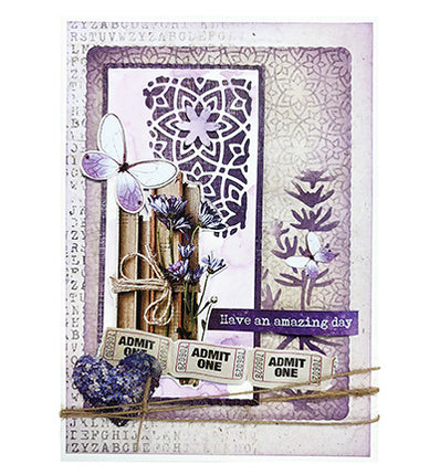 HE Klarsicht-Stempel ABC Hintergrund Nature's Dream 2 Nr.721