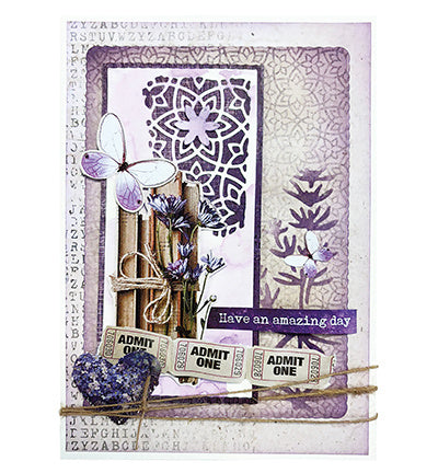 HE Klarsicht-Stempel ABC Hintergrund Nature's Dream 2 Nr.721