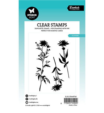SL Klarsicht-Stempel Blumen Essentials Nr.743