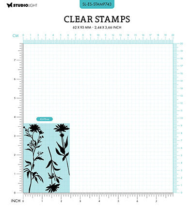SL Klarsicht-Stempel Blumen Essentials Nr.743