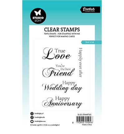 SL Klarsicht-Stempel Wahre Liebe Essentials Nr.745