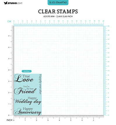 SL Klarsicht-Stempel Wahre Liebe Essentials Nr.745