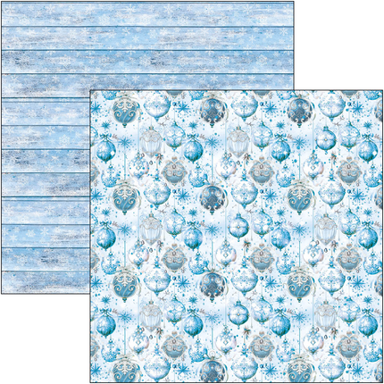 ELEGANCE OF BLUE MUSTER PAD 12"X12" 8/PKG