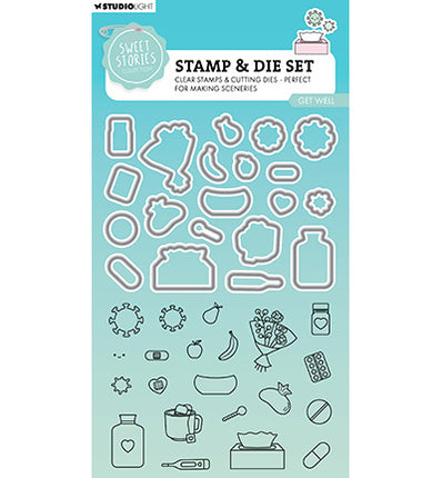 SL Stempel & Stanzform Gute Besserung Sweet Stories Nr. 86