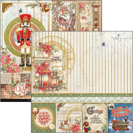 DER NUSSKNACKER PAPIER PAD 12"X12" 12/PKG