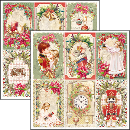 DER NUSSKNACKER PAPIER PAD 12"X12" 12/PKG