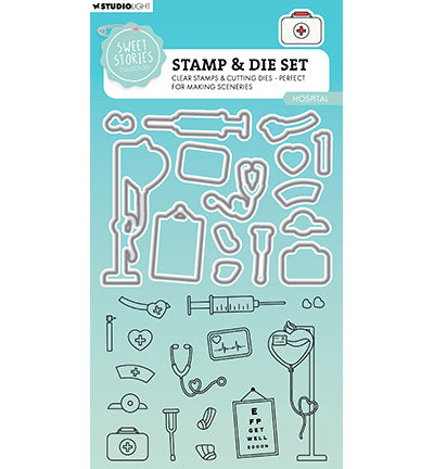SL Stempel & Stanzform Krankenhaus Sweet Stories Nr. 87