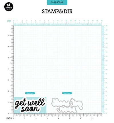 SL Stempel & Stanzform Gute Besserung Sweet Stories Nr. 88