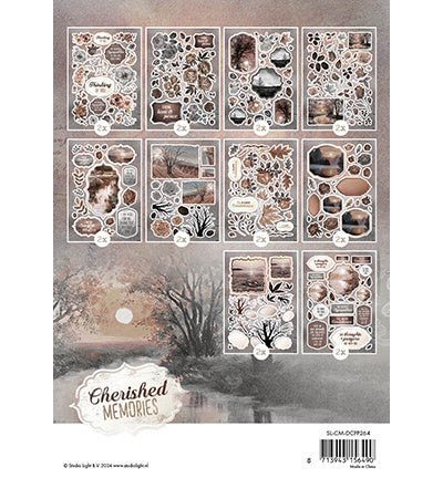SL Stanzpapierblock Papierelemente Cherished Memories Nr. 264