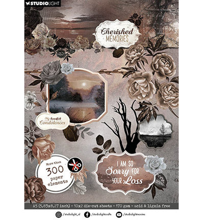SL Stanzpapierblock Papierelemente Cherished Memories Nr. 264