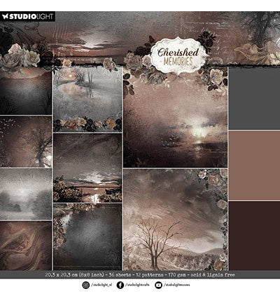 SL Designpapierblock Hintergrundpapiere Cherished Memories Nr. 265