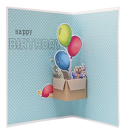 SL Klarsichtstempel Ballonbox Pop-up Essentials Nr.759